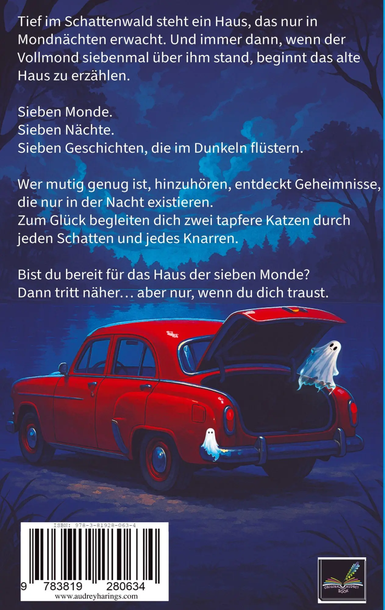 Rückseite: 9783819280634 | Das Haus der sieben Monde | Audrey Harings | Taschenbuch | 360 S.