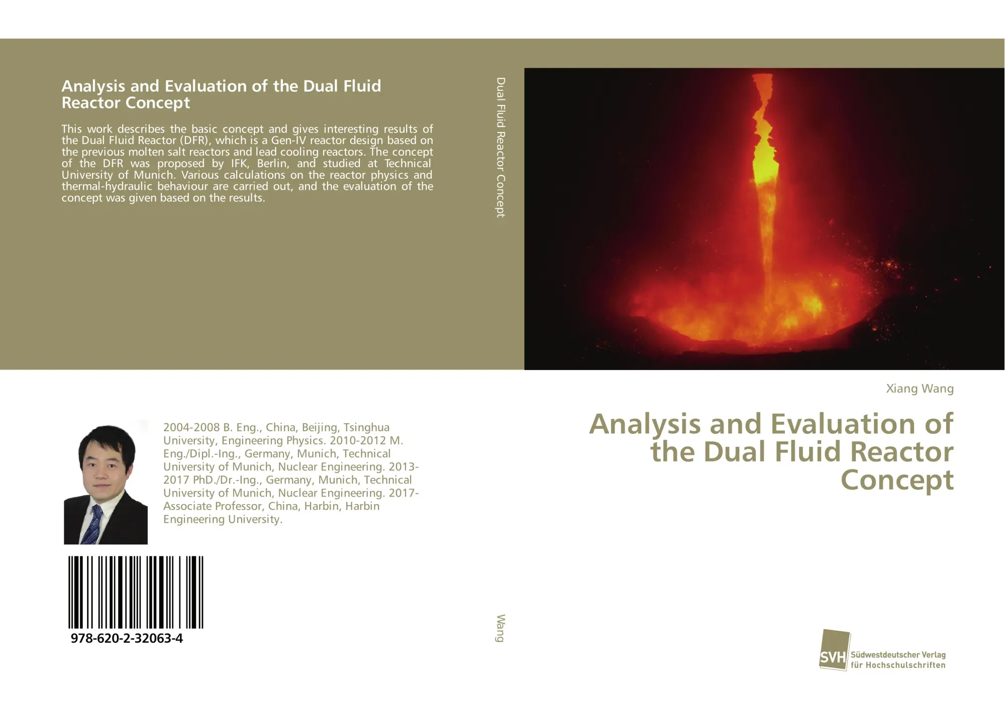 Cover: 9786202320634 | Analysis and Evaluation of the Dual Fluid Reactor Concept | Xiang Wang