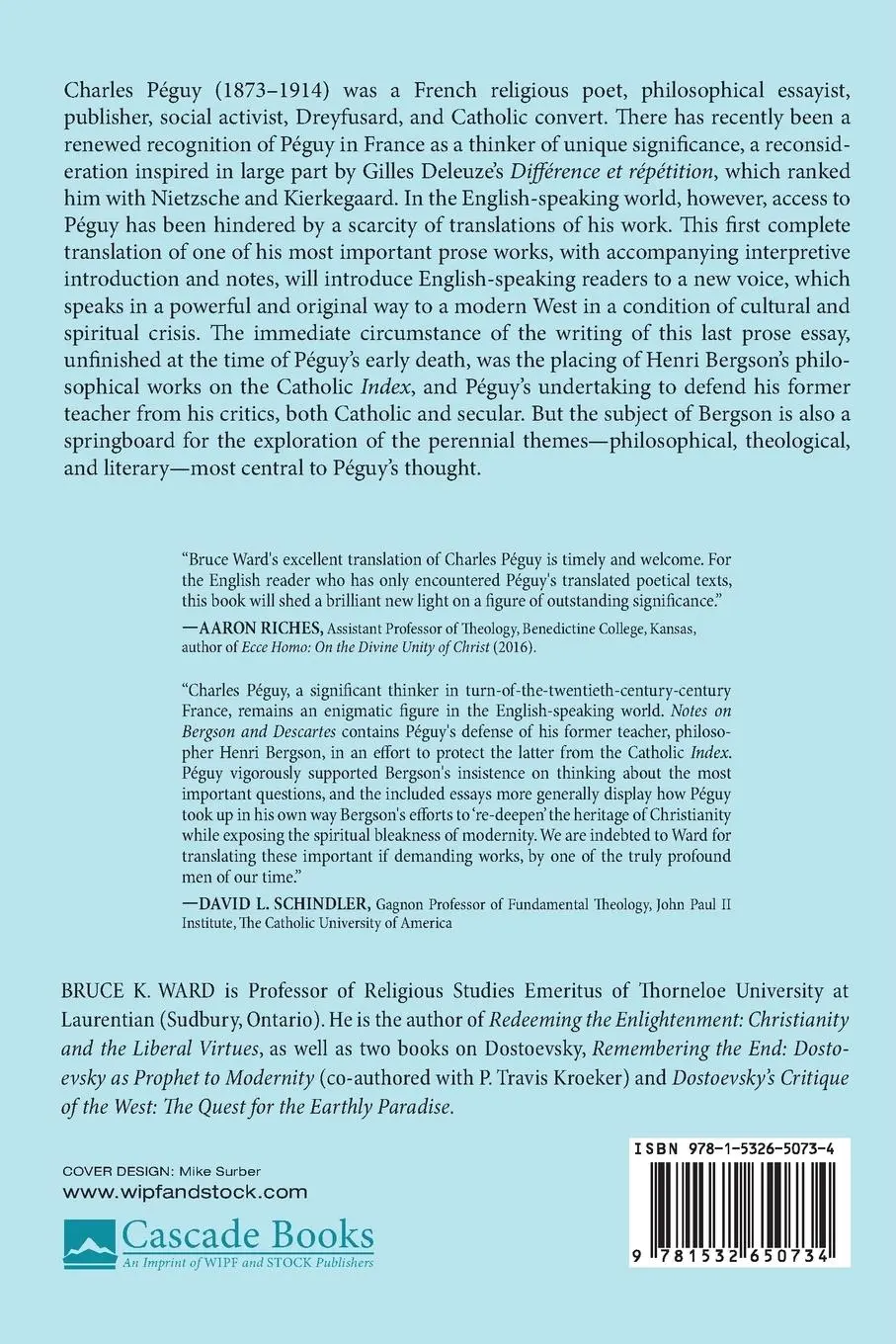 Rückseite: 9781532650734 | Notes on Bergson and Descartes | Charles Péguy | Taschenbuch | 2019