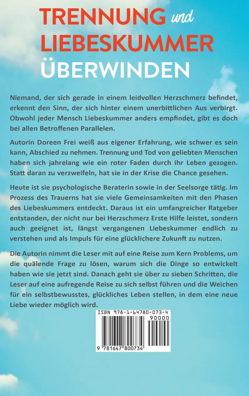 Rückseite: 9781647800734 | Trennung und Liebeskummer überwinden | Doreen Frei | Buch | 2020