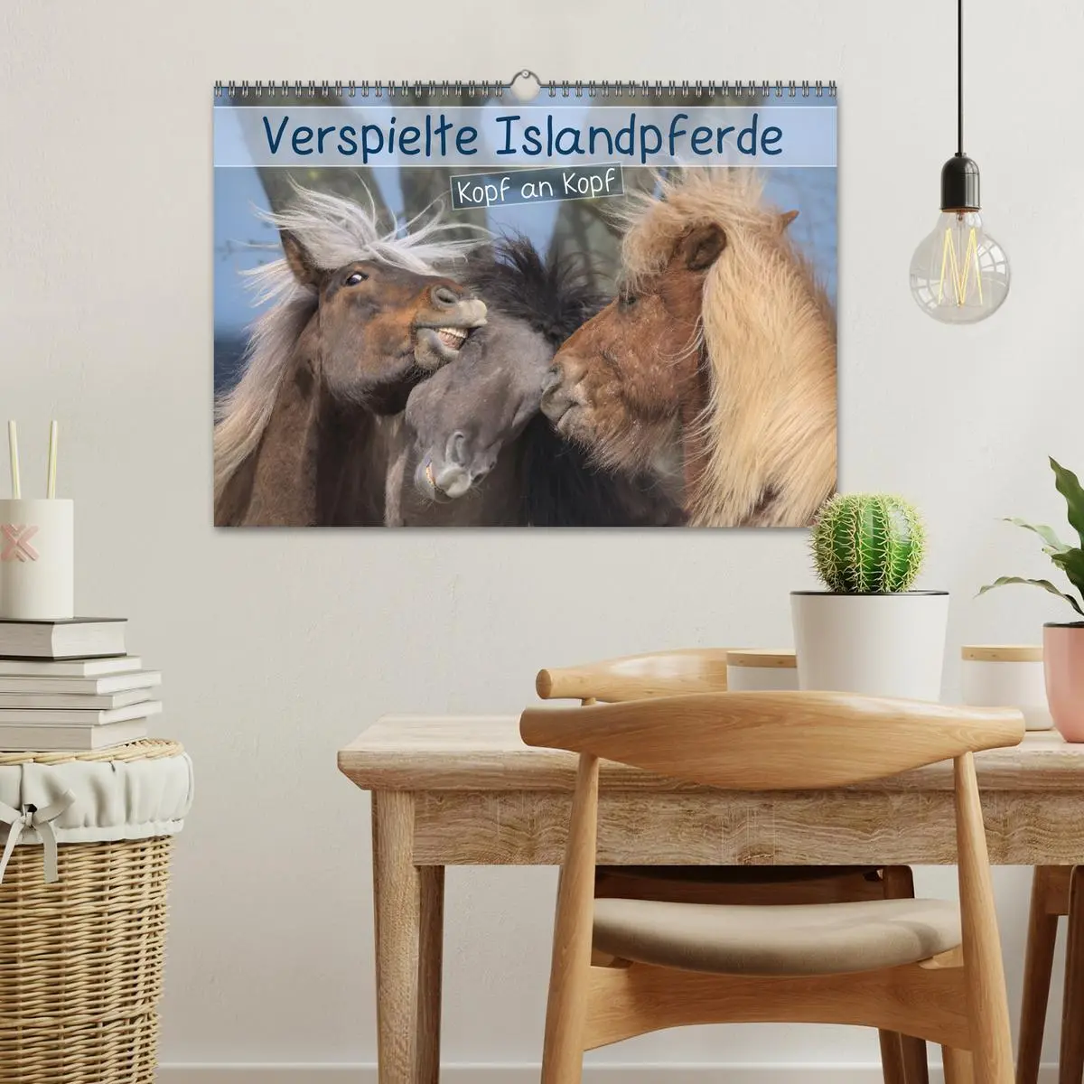 Bild: 9783457520734 | Verspielte Islandpferde Kopf an Kopf (Wandkalender 2026 DIN A3...