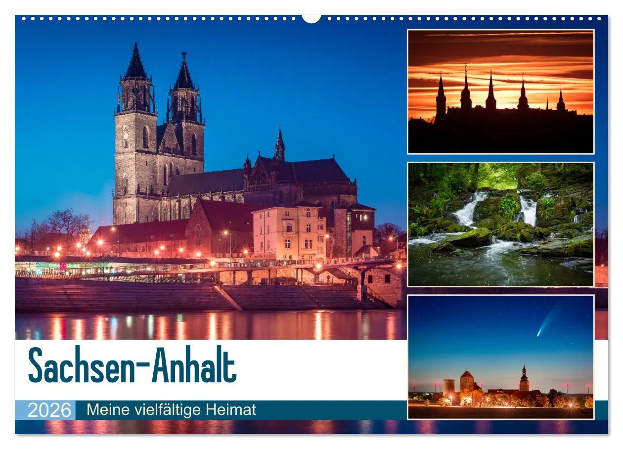 Cover: 9783516230734 | Sachsen-Anhalt - Meine vielfältige Heimat (Wandkalender 2026 DIN A2...