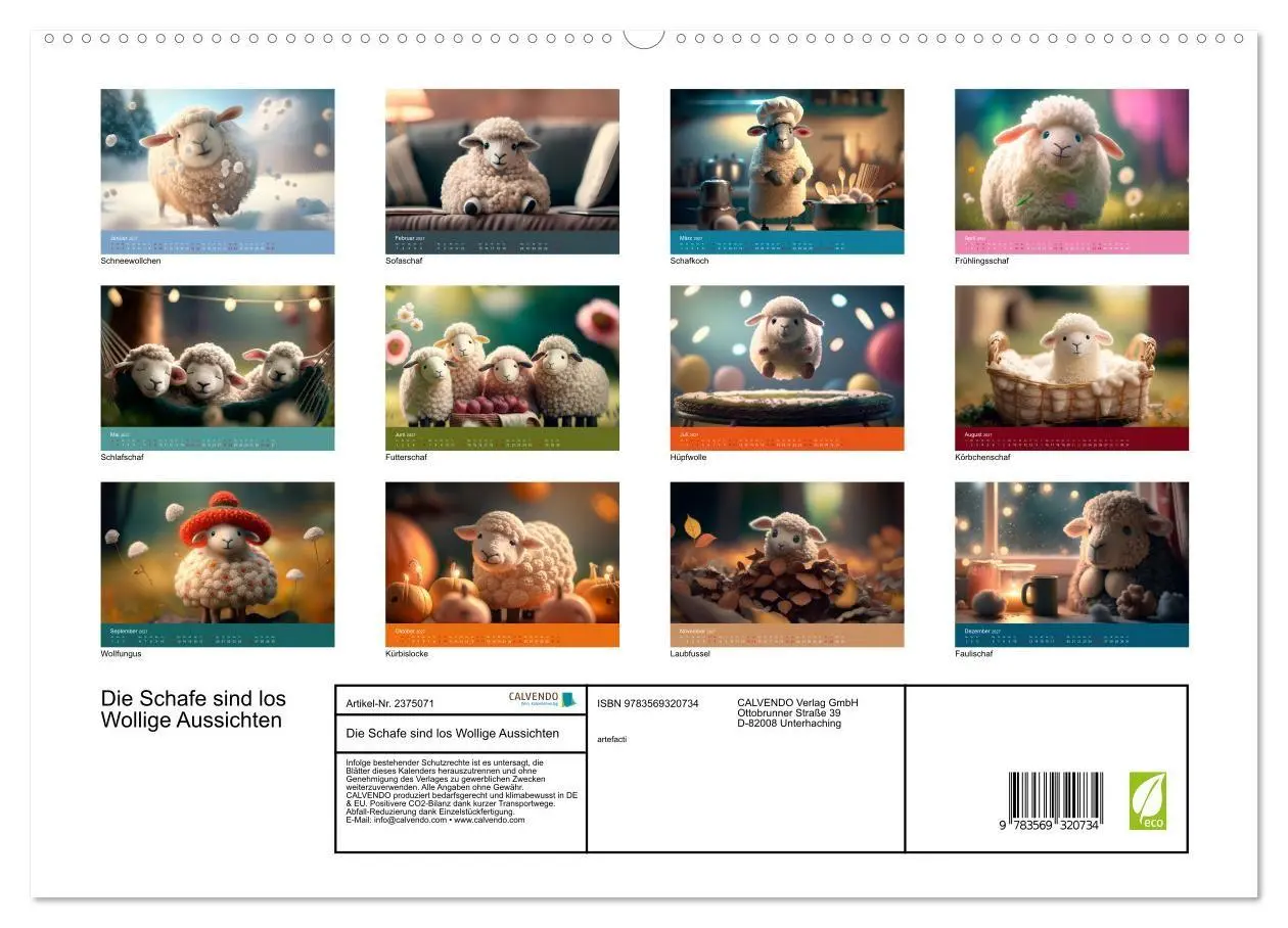 Bild: 9783569320734 | Die Schafe sind los Wollige Aussichten (hochwertiger Premium...