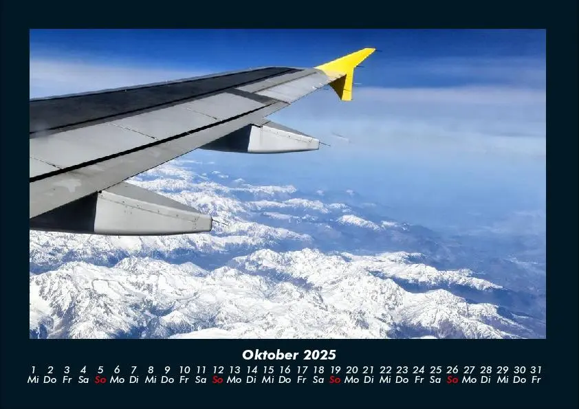 Bild: 9783755990734 | Flugzeuge 2025 Fotokalender DIN A4 | Tobias Becker | Kalender | 2025