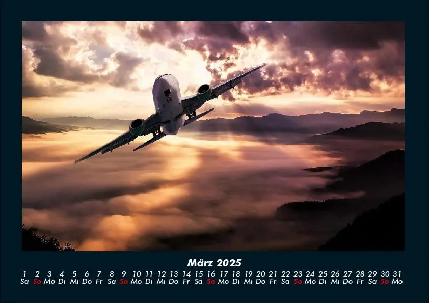 Bild: 9783755990734 | Flugzeuge 2025 Fotokalender DIN A4 | Tobias Becker | Kalender | 2025
