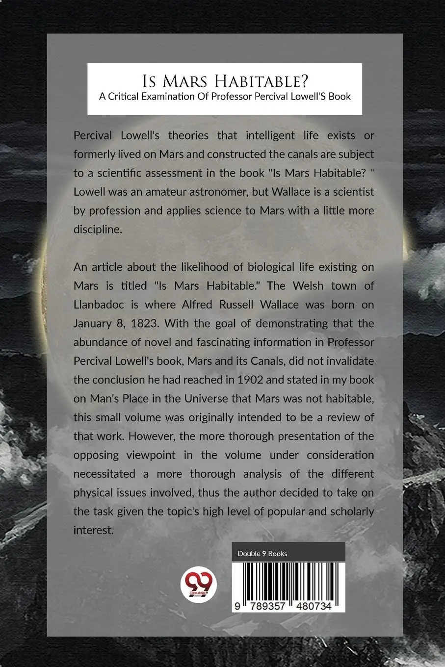 Rückseite: 9789357480734 | Is Mars Habitable? A Critical Examination Of Professor Percival...