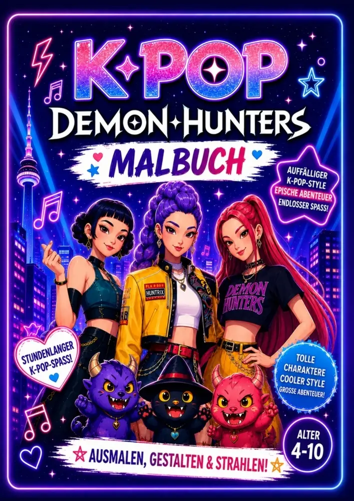 Cover: 9789403910734 | KPop Demon Hunters Malbuch für Mädchen | Mädchen Malbuch | Taschenbuch