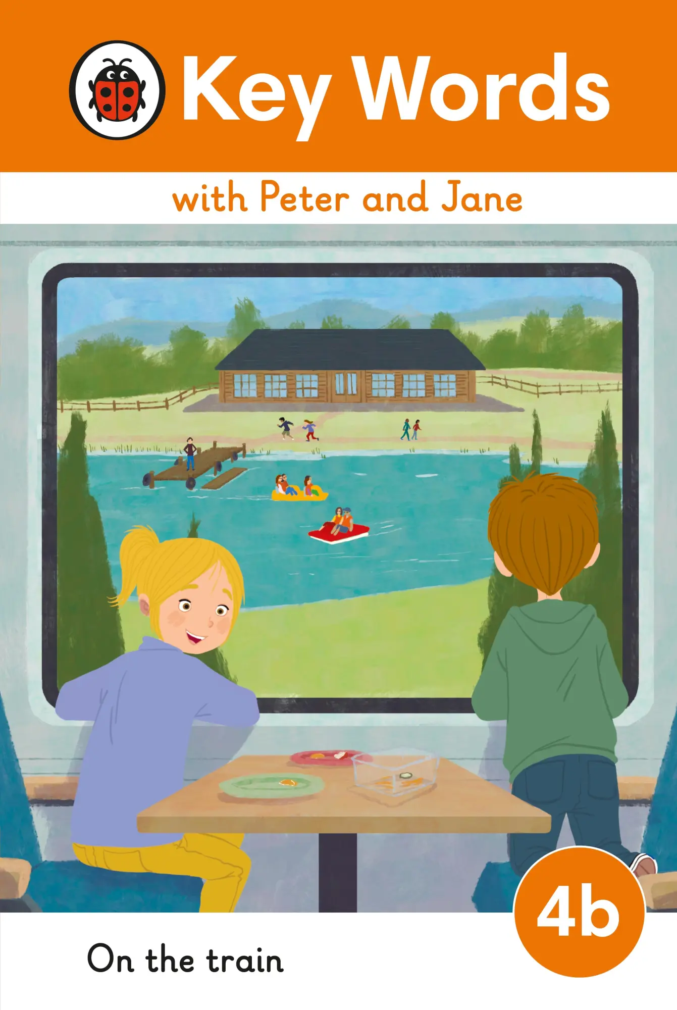 Cover: 9780241510834 | Key Words with Peter and Jane Level 4b - On the Train | Ladybird