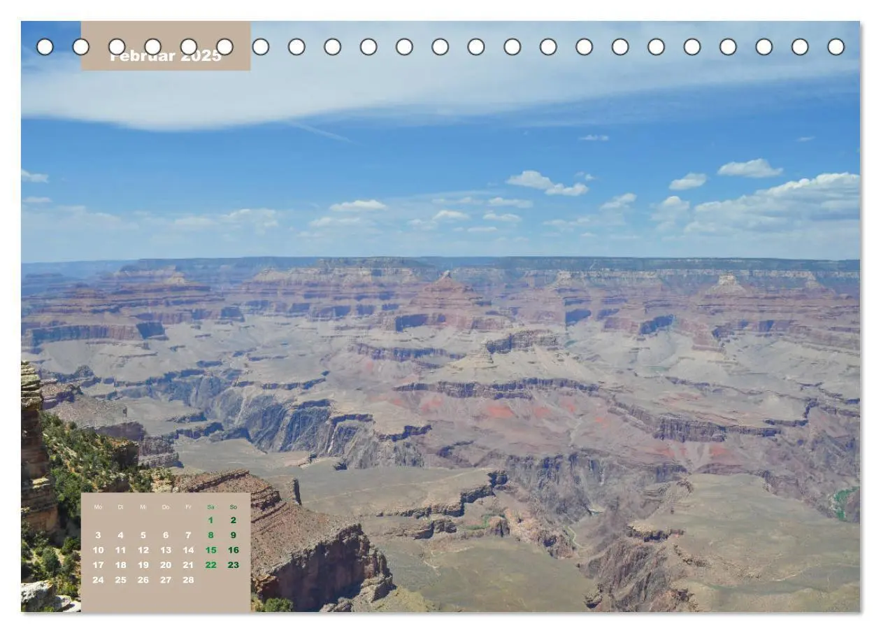 Bild: 9783435110834 | Erlebe mit mir die Schluchten des Grand Canyon (Tischkalender 2025...