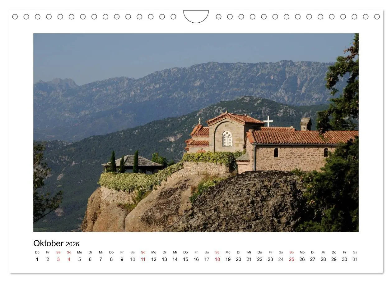 Bild: 9783516080834 | Nordgriechenland - Pilion, Meteora, Sithonia (Wandkalender 2026 DIN...