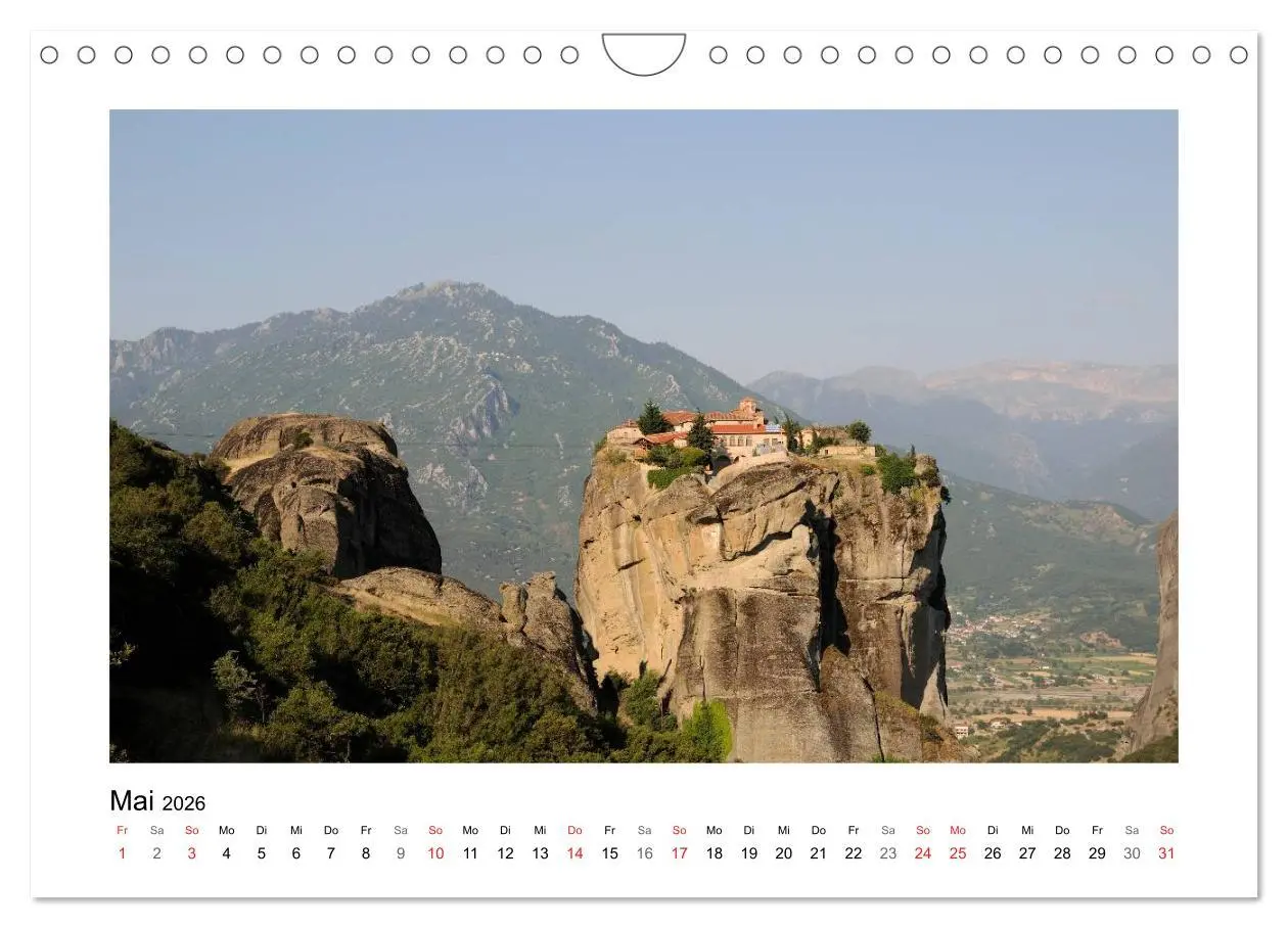 Bild: 9783516080834 | Nordgriechenland - Pilion, Meteora, Sithonia (Wandkalender 2026 DIN...
