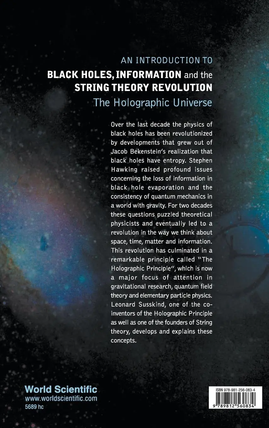 Rückseite: 9789812560834 | INTR TO BLACK HOLES, INFORMATION &amp; THE.. | Lindesay | Buch | Englisch