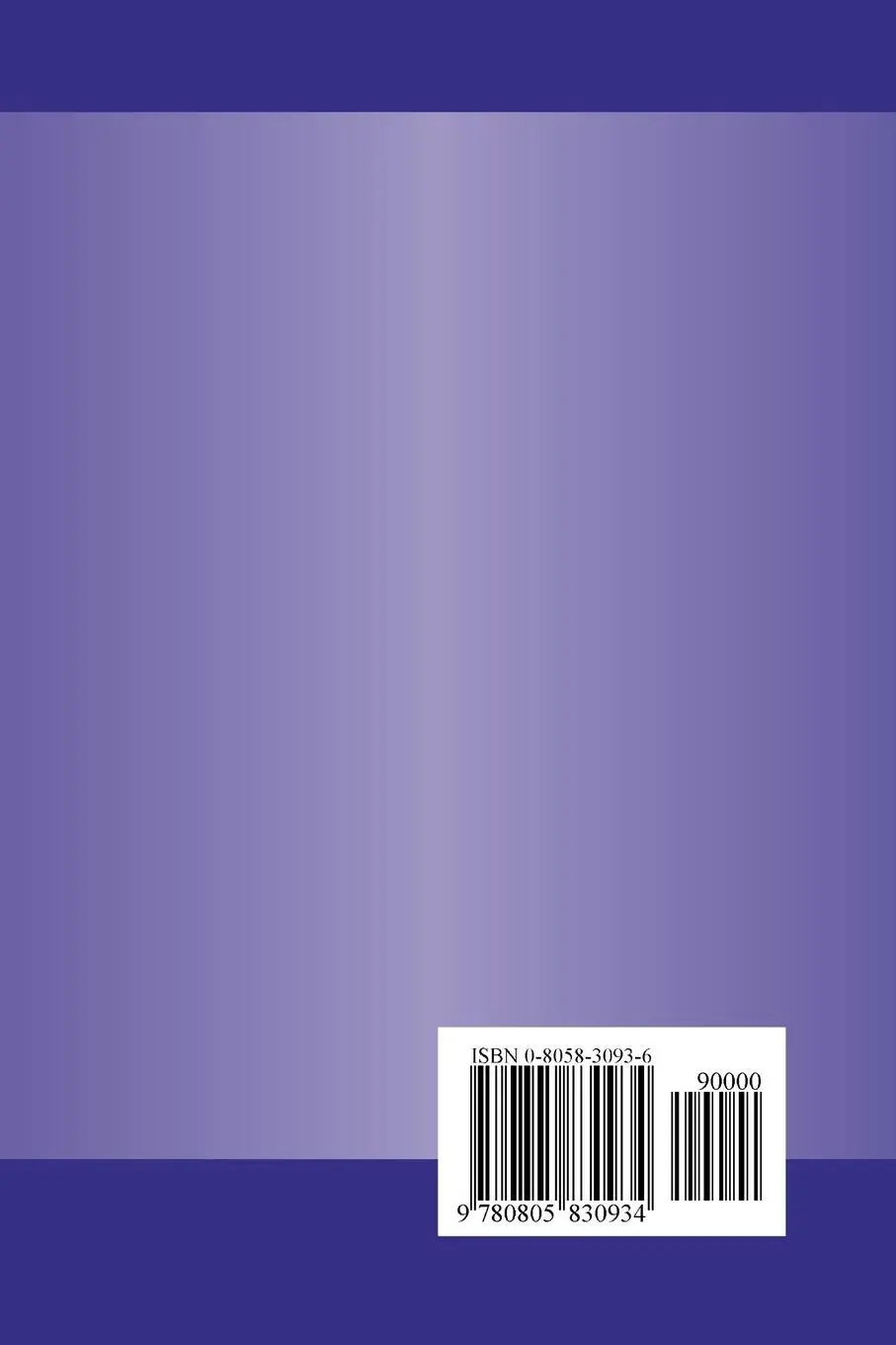 Rückseite: 9780805830934 | Modern Methods for Business Research | George A. Marcoulides | Buch