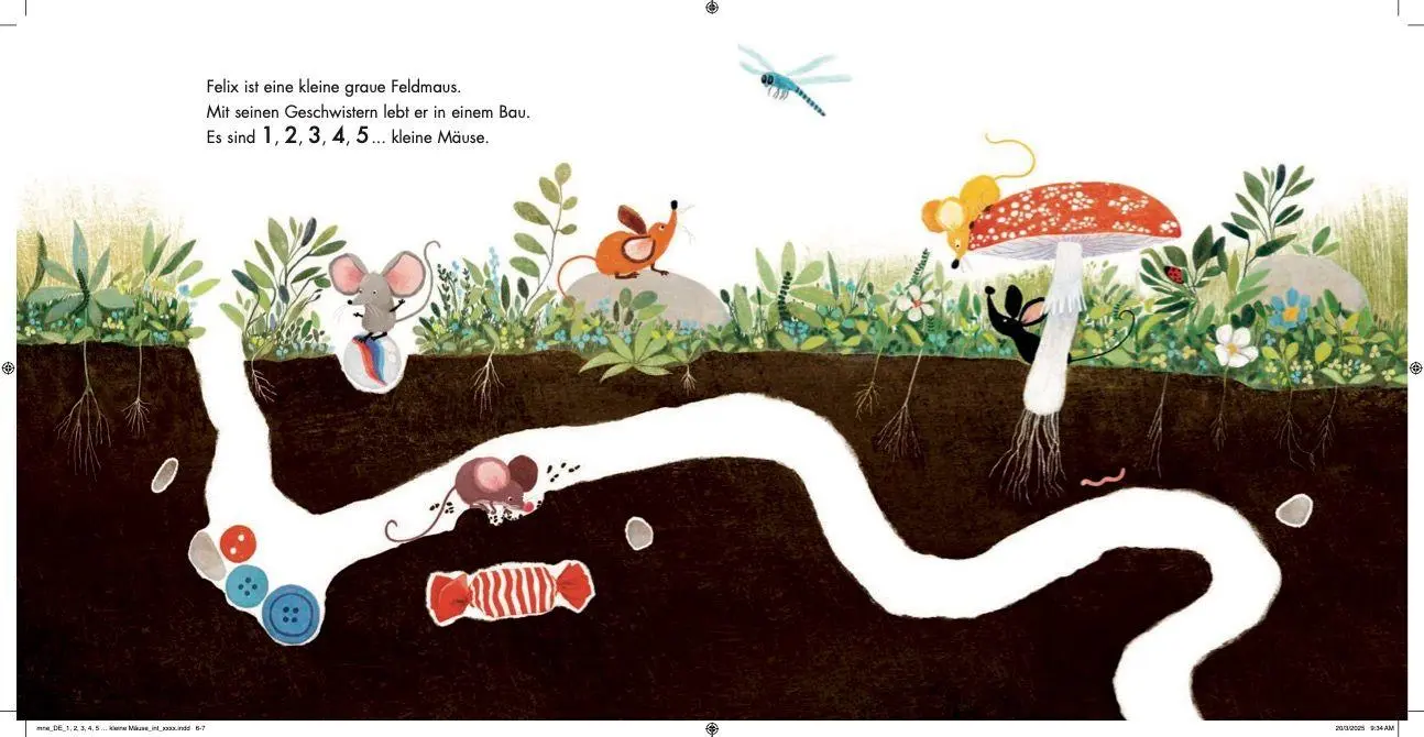 Bild: 9783039340934 | 1, 2, 3, 4, 5...kleine Mäuse | Maria Girón | Buch | 36 S. | Deutsch