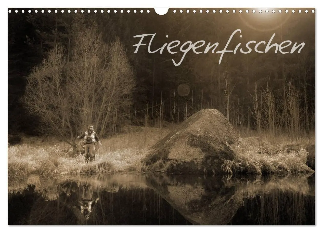 Cover: 9783516101034 | Fliegenfischen (Wandkalender 2026 DIN A3 quer), CALVENDO...