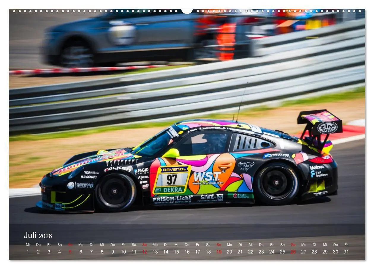 Bild: 9783516721034 | Motorsportkunst aus Weissach (Wandkalender 2026 DIN A2 quer),...