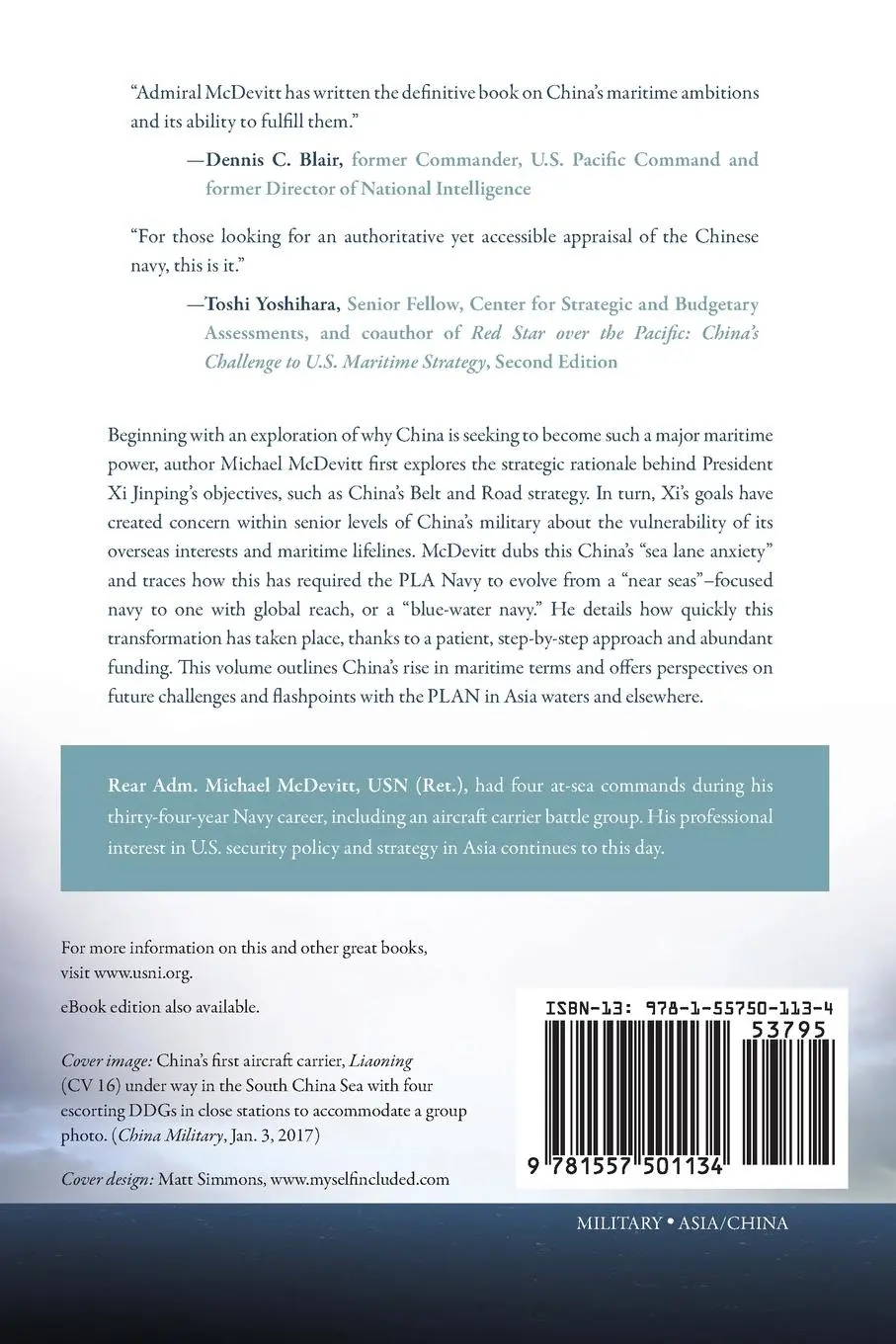 Rückseite: 9781557501134 | China as a Twenty-First Century Naval Power | Michael A. McDevitt