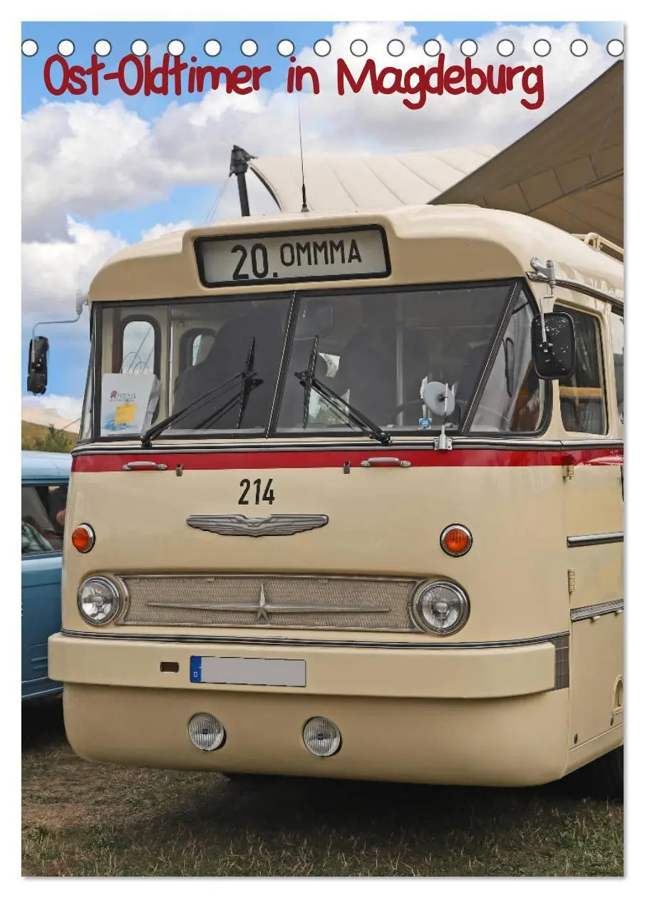 Cover: 9783516401134 | Ost-Oldtimer in Magdeburg (Tischkalender 2026 DIN A5 hoch),...