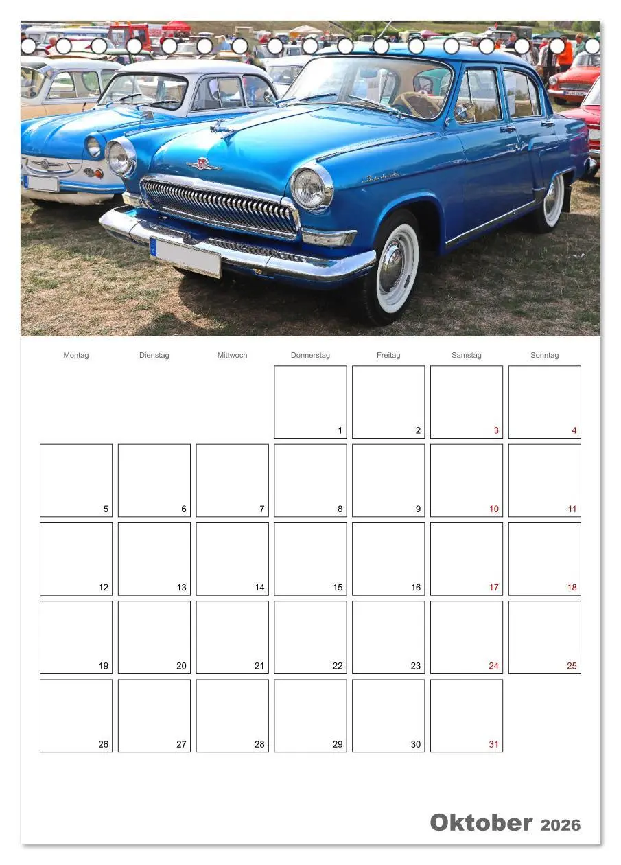 Bild: 9783516401134 | Ost-Oldtimer in Magdeburg (Tischkalender 2026 DIN A5 hoch),...