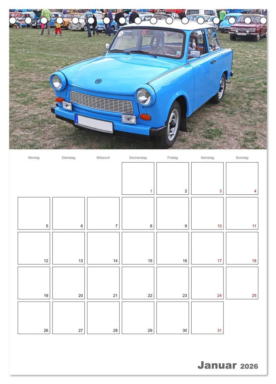 Bild: 9783516401134 | Ost-Oldtimer in Magdeburg (Tischkalender 2026 DIN A5 hoch),...