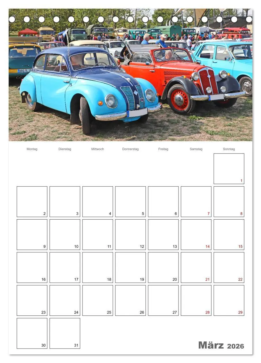 Bild: 9783516401134 | Ost-Oldtimer in Magdeburg (Tischkalender 2026 DIN A5 hoch),...