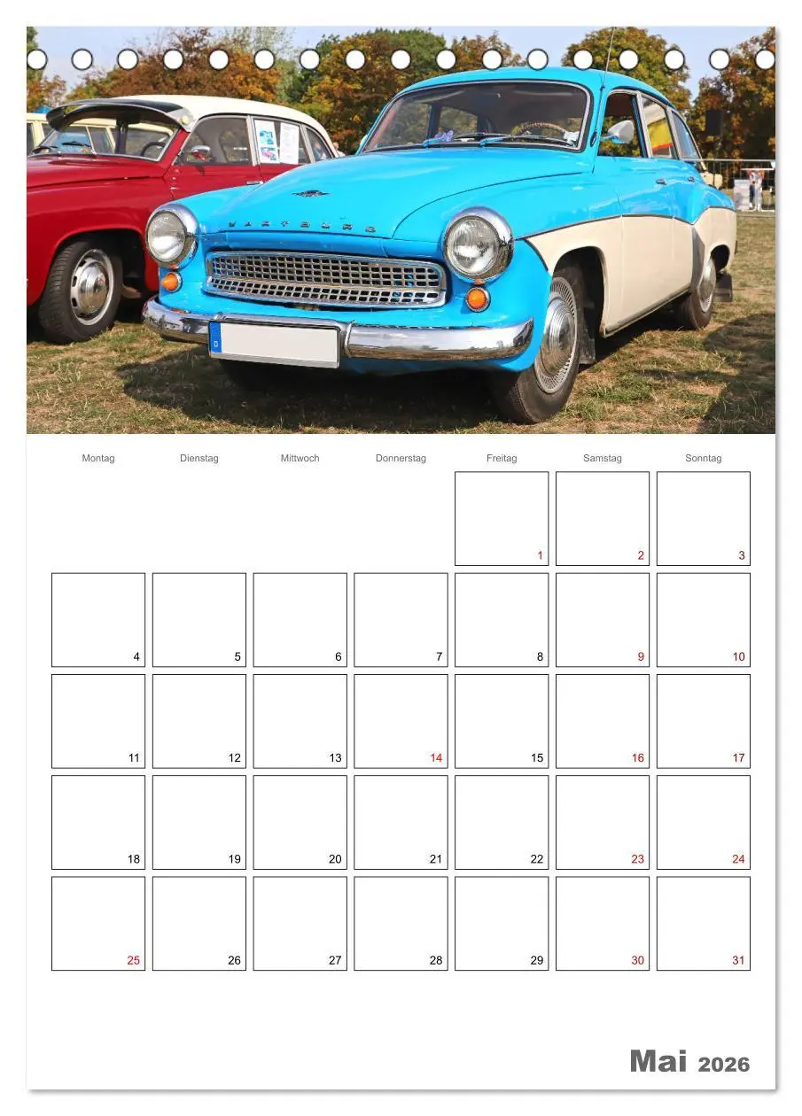 Bild: 9783516401134 | Ost-Oldtimer in Magdeburg (Tischkalender 2026 DIN A5 hoch),...