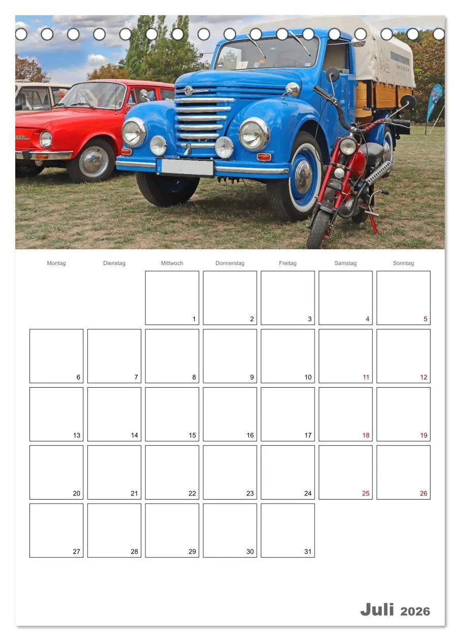 Bild: 9783516401134 | Ost-Oldtimer in Magdeburg (Tischkalender 2026 DIN A5 hoch),...