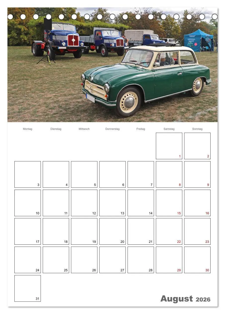 Bild: 9783516401134 | Ost-Oldtimer in Magdeburg (Tischkalender 2026 DIN A5 hoch),...
