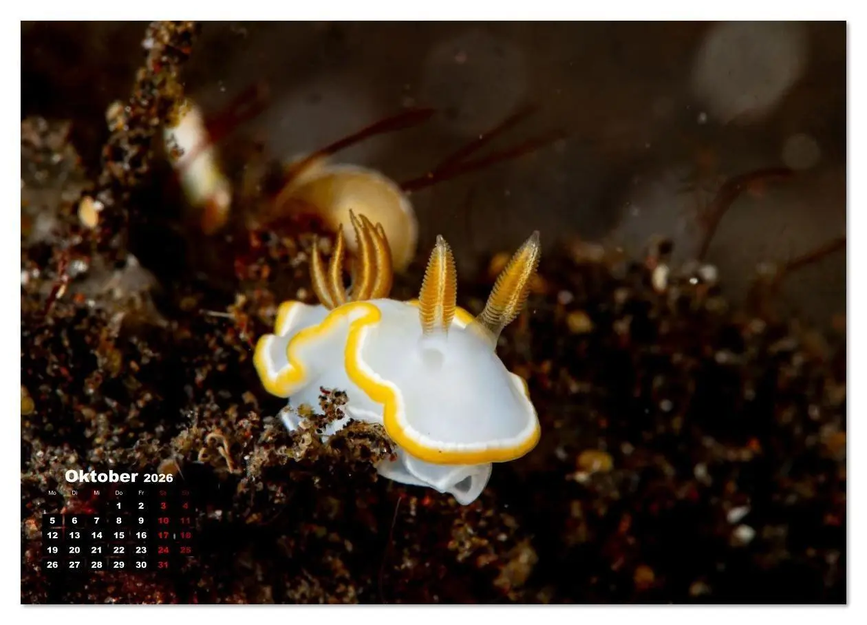 Bild: 9783516641134 | Nudis - Die bunte Welt der Nacktschnecken (Wandkalender 2026 DIN A3...
