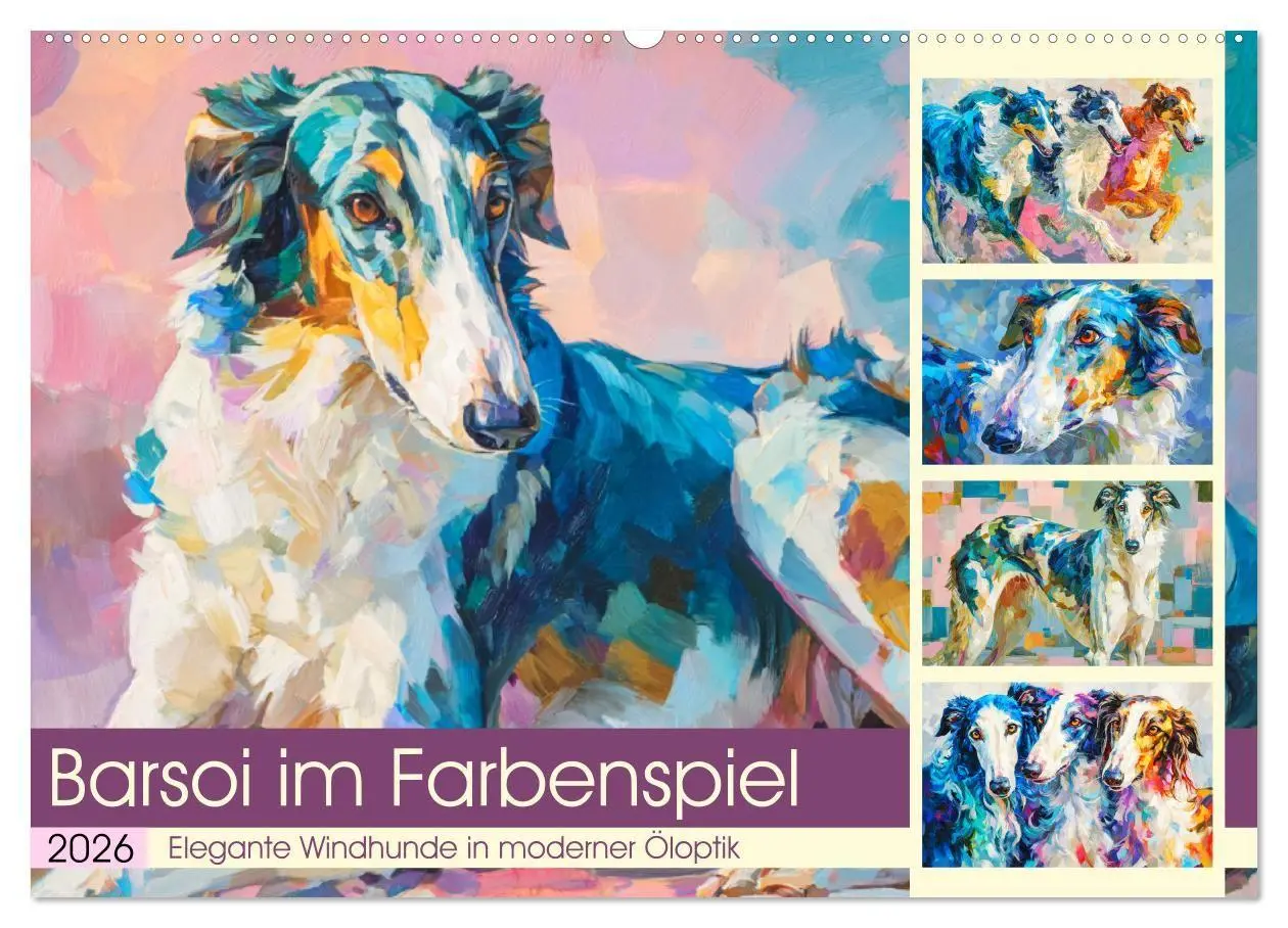 Cover: 9783516711134 | Barsoi im Farbenspiel. Elegante Windhunde in moderner Öloptik...