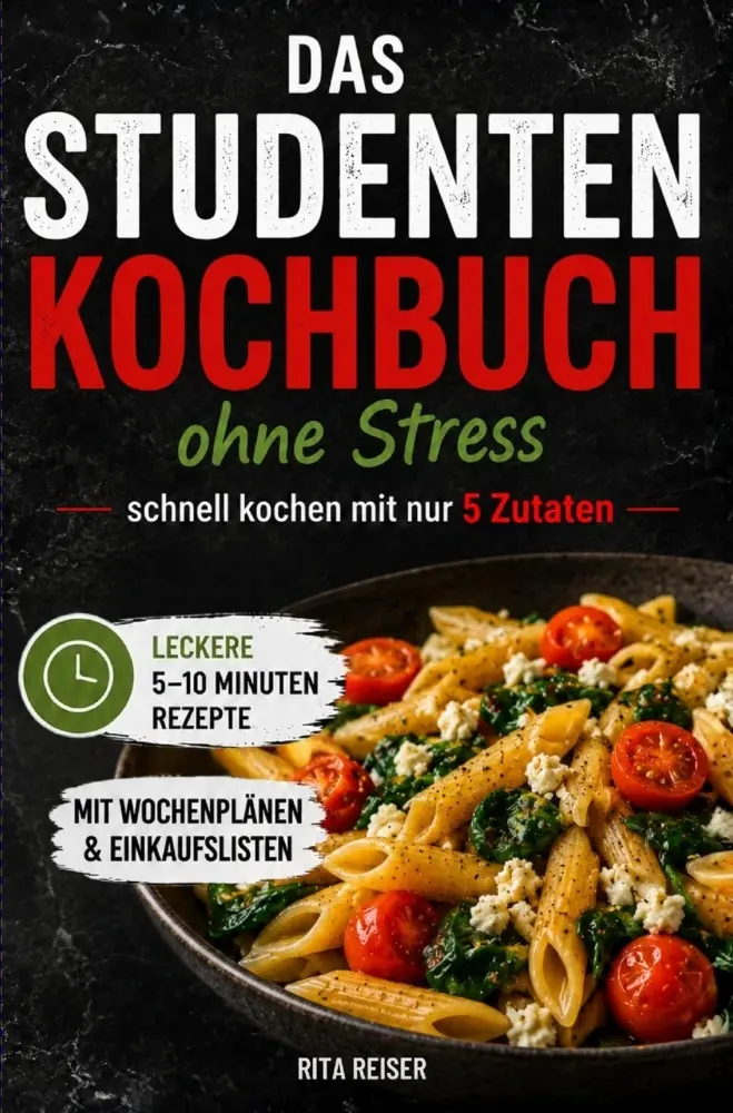Cover: 9789403871134 | Das Studenten Kochbuch ohne Stress - schnell kochen mit nur 5 Zutaten