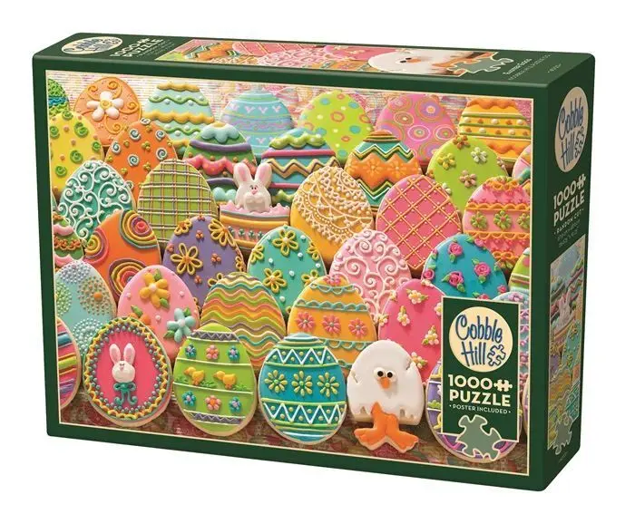 Cover: 625012401234 | COBBLE HILL PUZZLES - Ostereier Plätzchen 1000 Teile | Spiel | 3840123