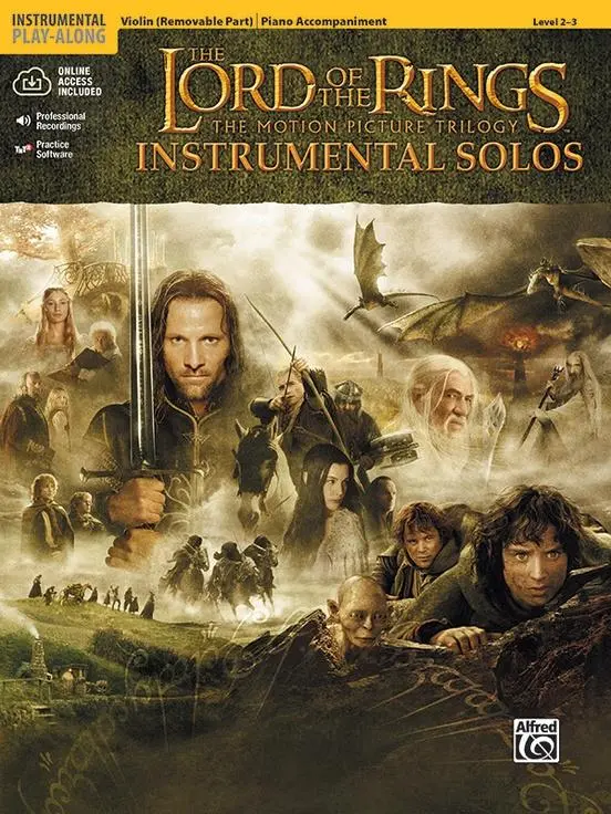 Cover: 654979081234 | The Lord of the Rings Instrumental Solos for Strings | Howard Shore