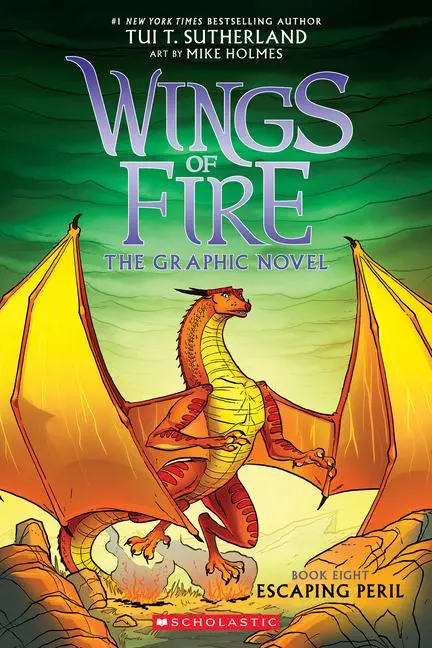 Cover: 9781339001234 | Escaping Peril: A Graphic Novel (Wings of Fire Graphic Novel #8)