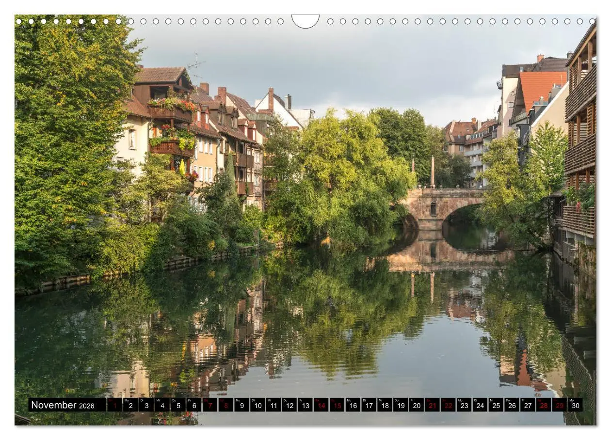 Bild: 9783457921234 | Wunderbares Nürnberg (Wandkalender 2026 DIN A3 quer), CALVENDO...