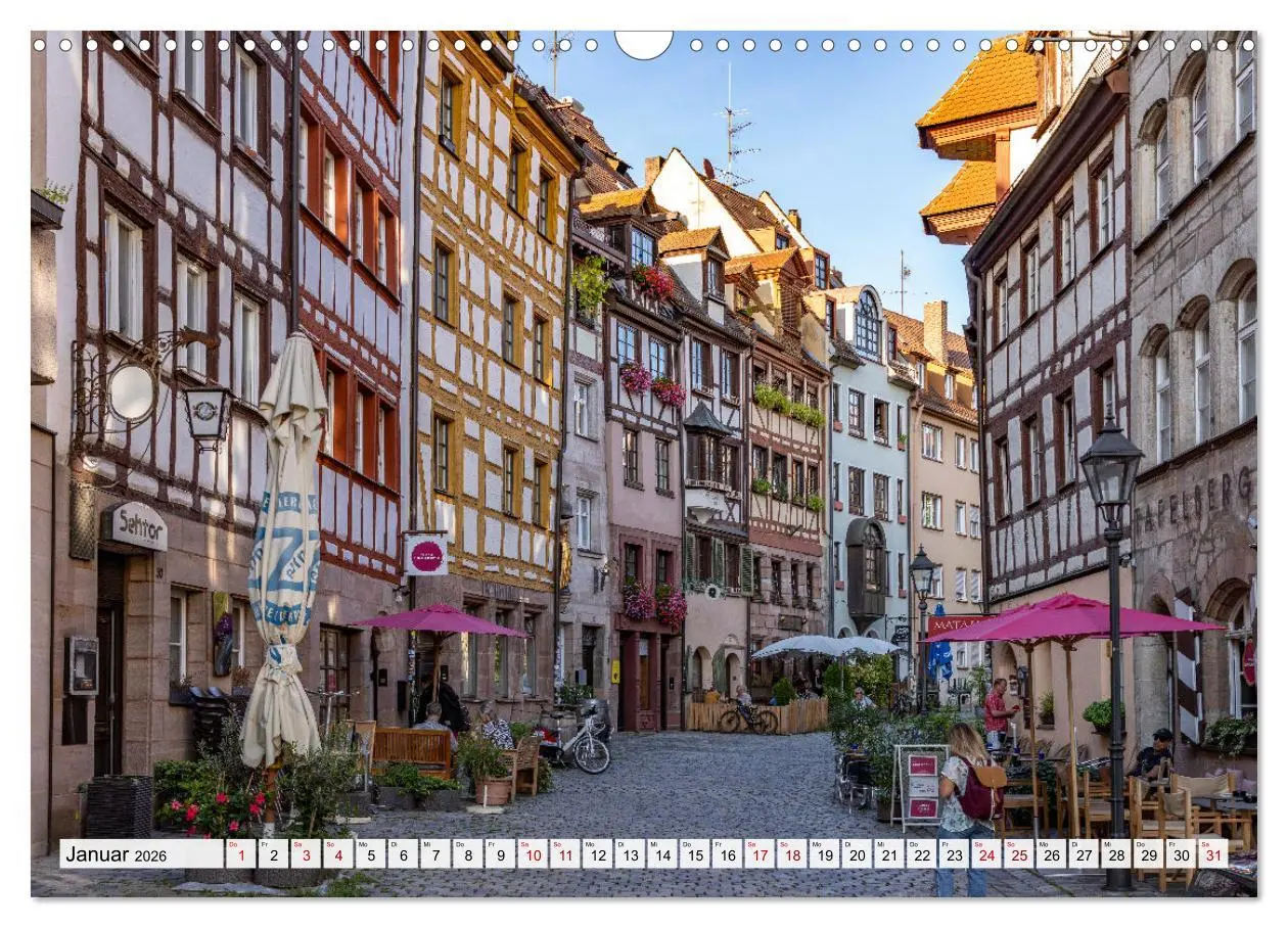 Bild: 9783457921234 | Wunderbares Nürnberg (Wandkalender 2026 DIN A3 quer), CALVENDO...