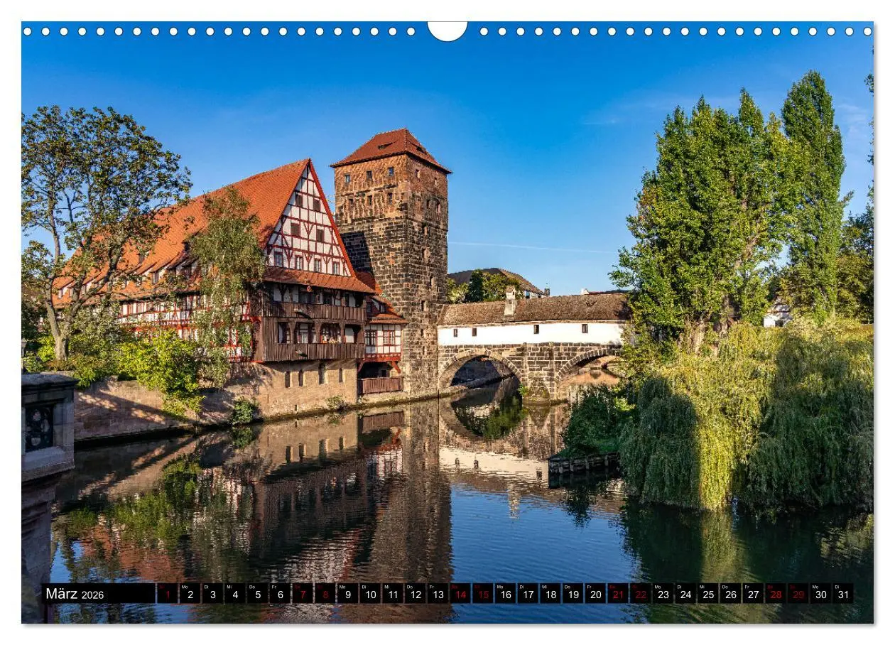Bild: 9783457921234 | Wunderbares Nürnberg (Wandkalender 2026 DIN A3 quer), CALVENDO...