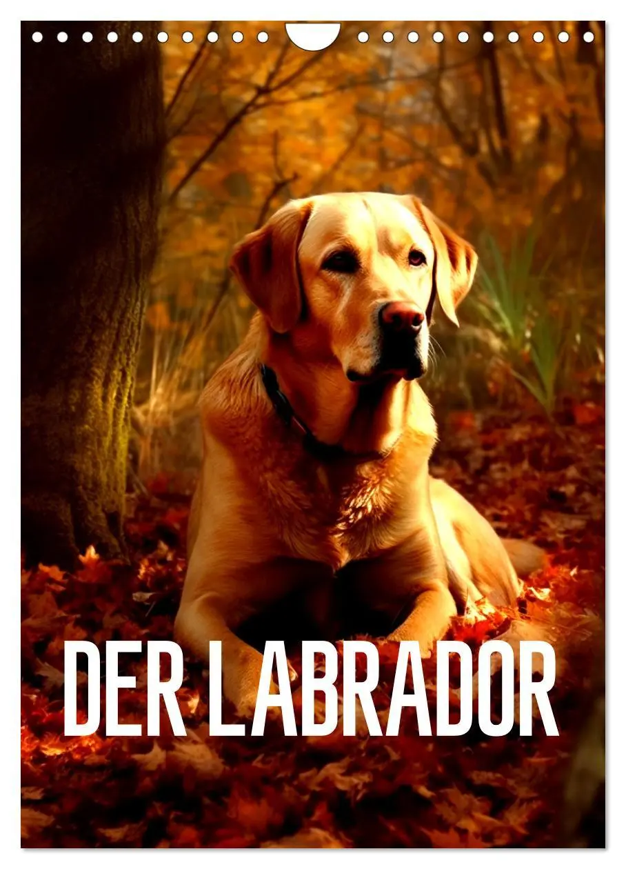 Cover: 9783516321234 | Der Labrador (Wandkalender 2026 DIN A4 hoch), CALVENDO Monatskalender