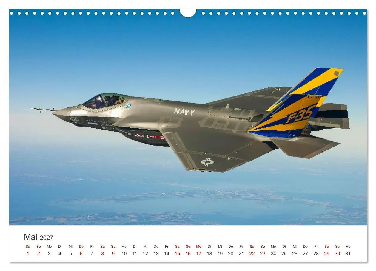 Bild: 9783569341234 | Kampfjets - Düsenjäger-Kalender (Wandkalender 2027 DIN A3 quer),...