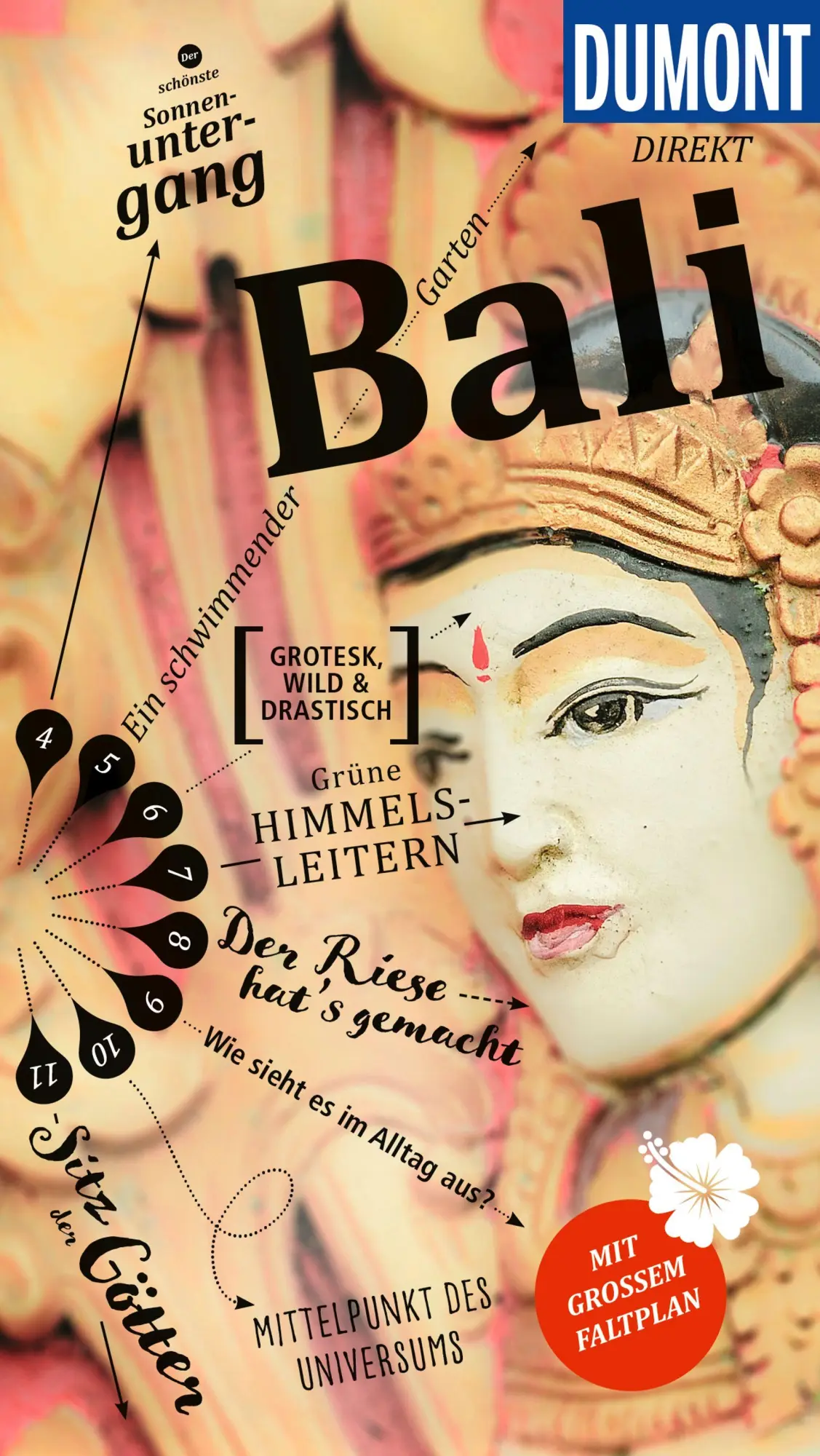 Cover: 9783616001234 | DUMONT direkt Reiseführer Bali | Mit großem Faltplan | Roland Dusik