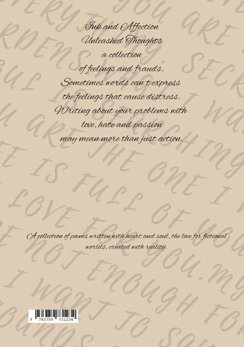 Rückseite: 9783759731234 | Ink and Affection | Unleashed Thoughts | Eda Saltürk (u. a.) | Buch