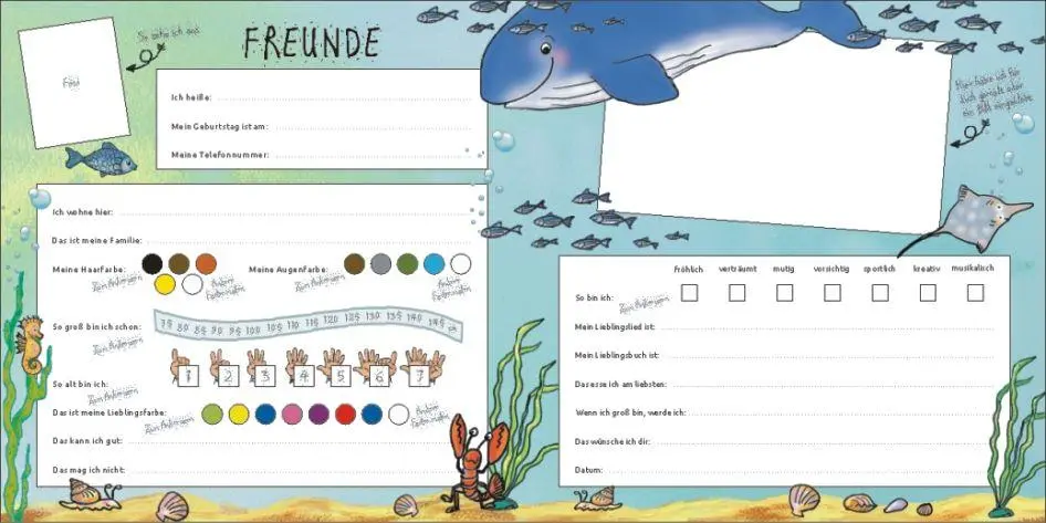 Bild: 9783865591234 | Mein Kindergarten Freunde-Album - Mit Goldfolienprägung auf dem...