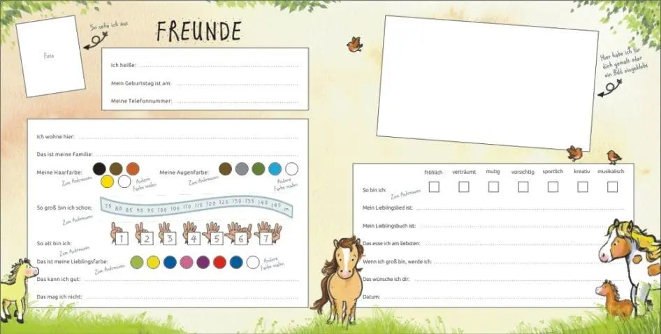 Bild: 9783865591234 | Mein Kindergarten Freunde-Album - Mit Goldfolienprägung auf dem...