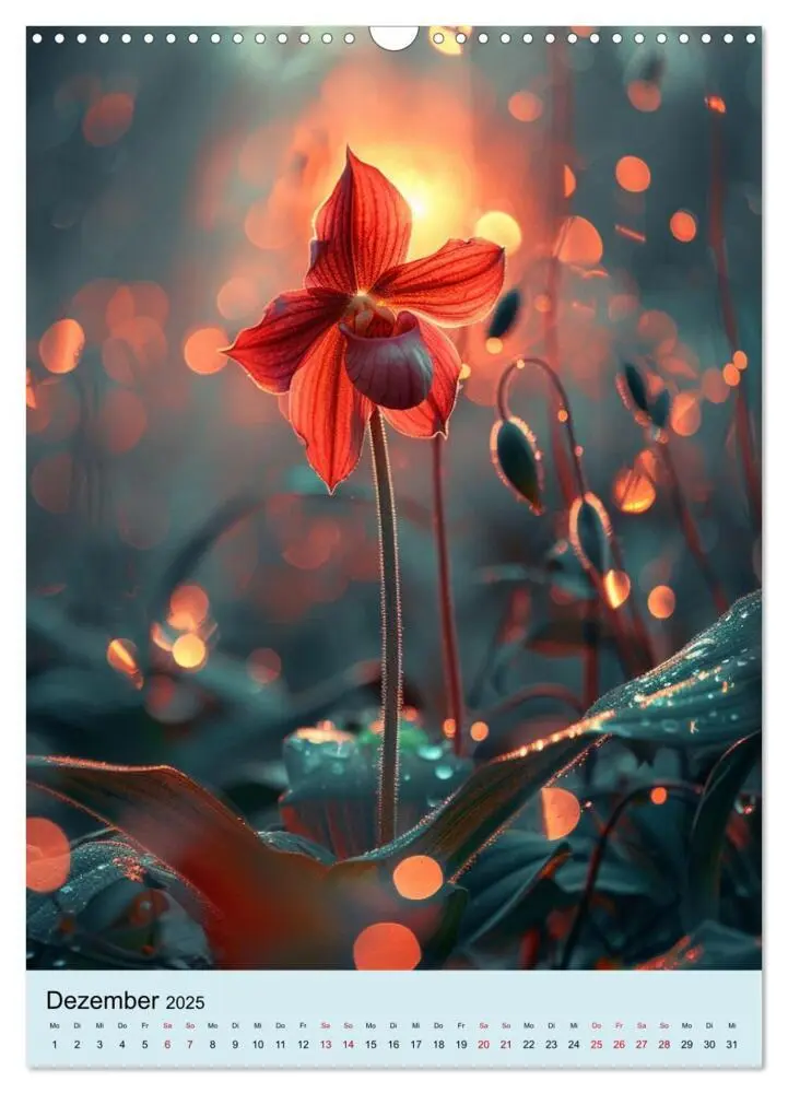 Bild: 9783383801334 | Orchideen Poesie (Wandkalender 2025 DIN A3 hoch), CALVENDO...