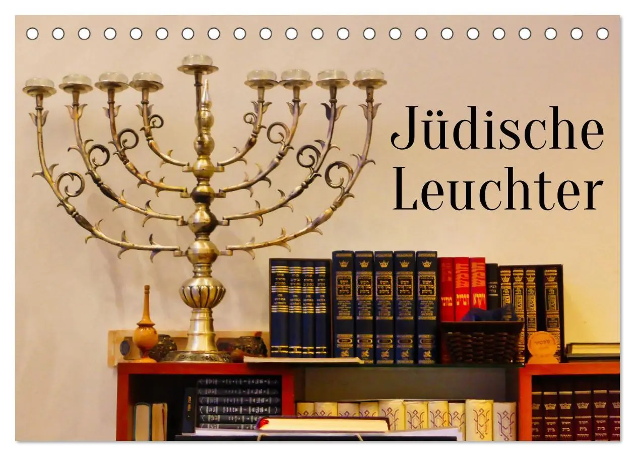 Cover: 9783457531334 | Jüdische Leuchter (Tischkalender 2026 DIN A5 quer), CALVENDO...