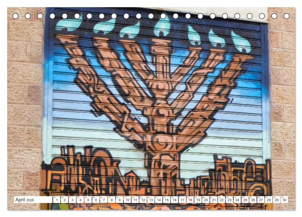 Bild: 9783457531334 | Jüdische Leuchter (Tischkalender 2026 DIN A5 quer), CALVENDO...