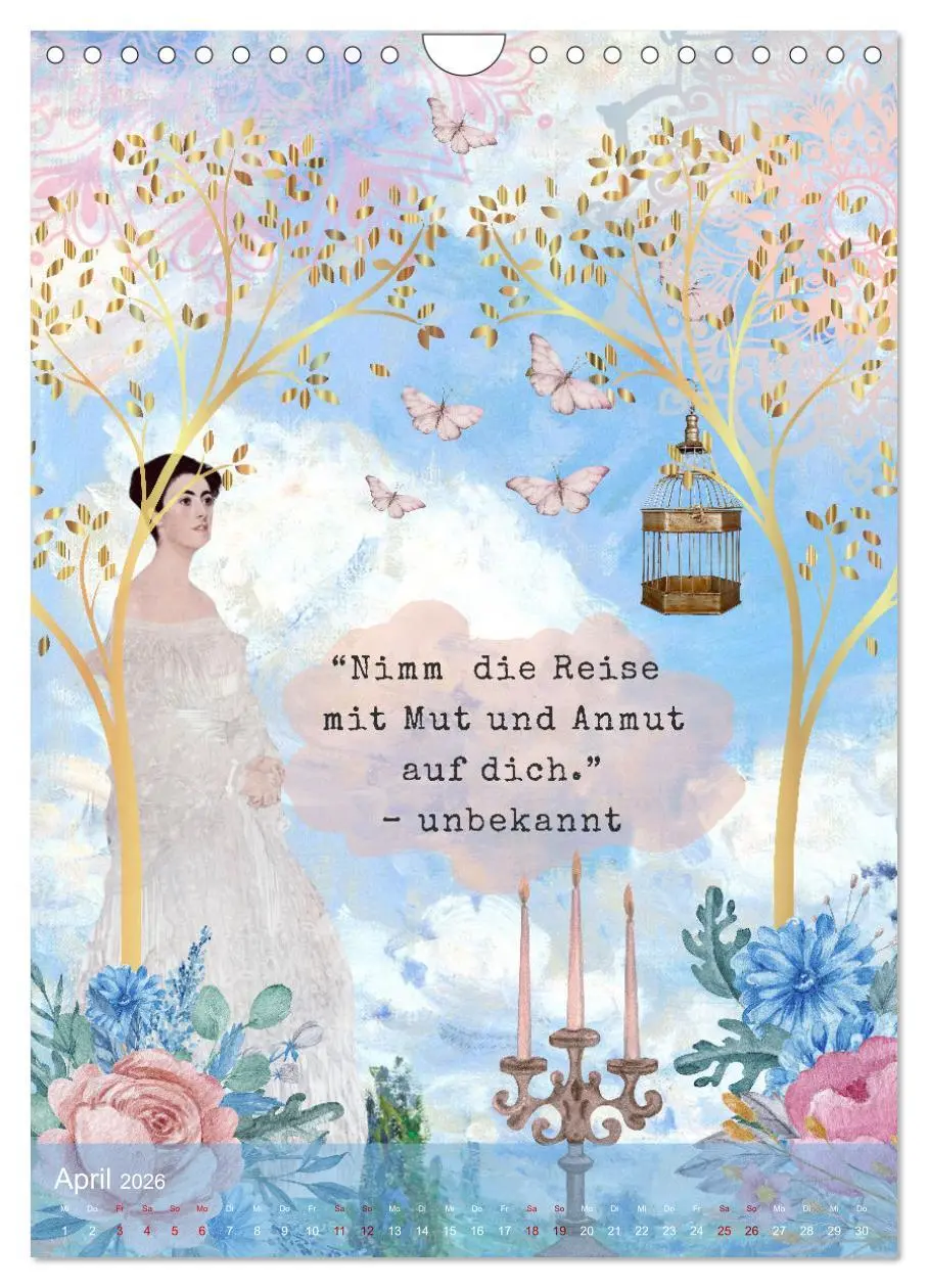 Bild: 9783516241334 | Vintage Vibes - Frauen, Kunst und Worte (Wandkalender 2026 DIN A4...