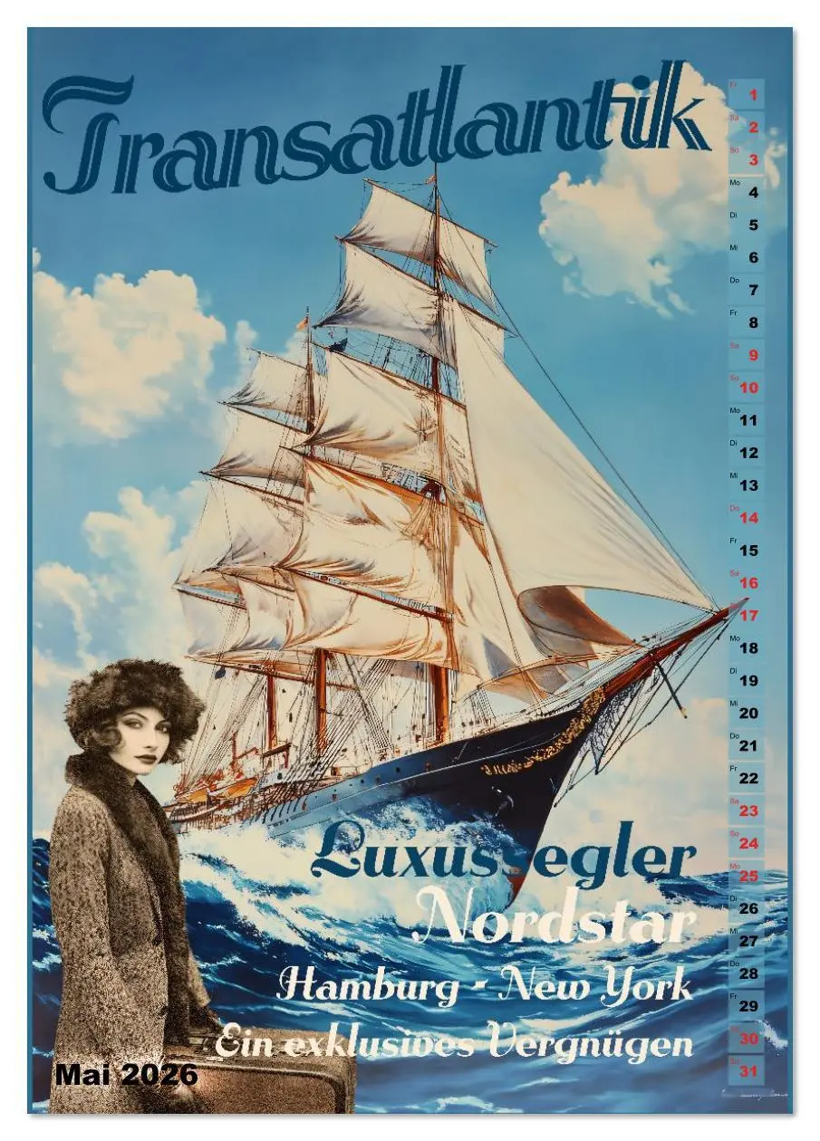 Bild: 9783516621334 | An der Litfaßsäule (Tischkalender 2026 DIN A5 hoch), CALVENDO...