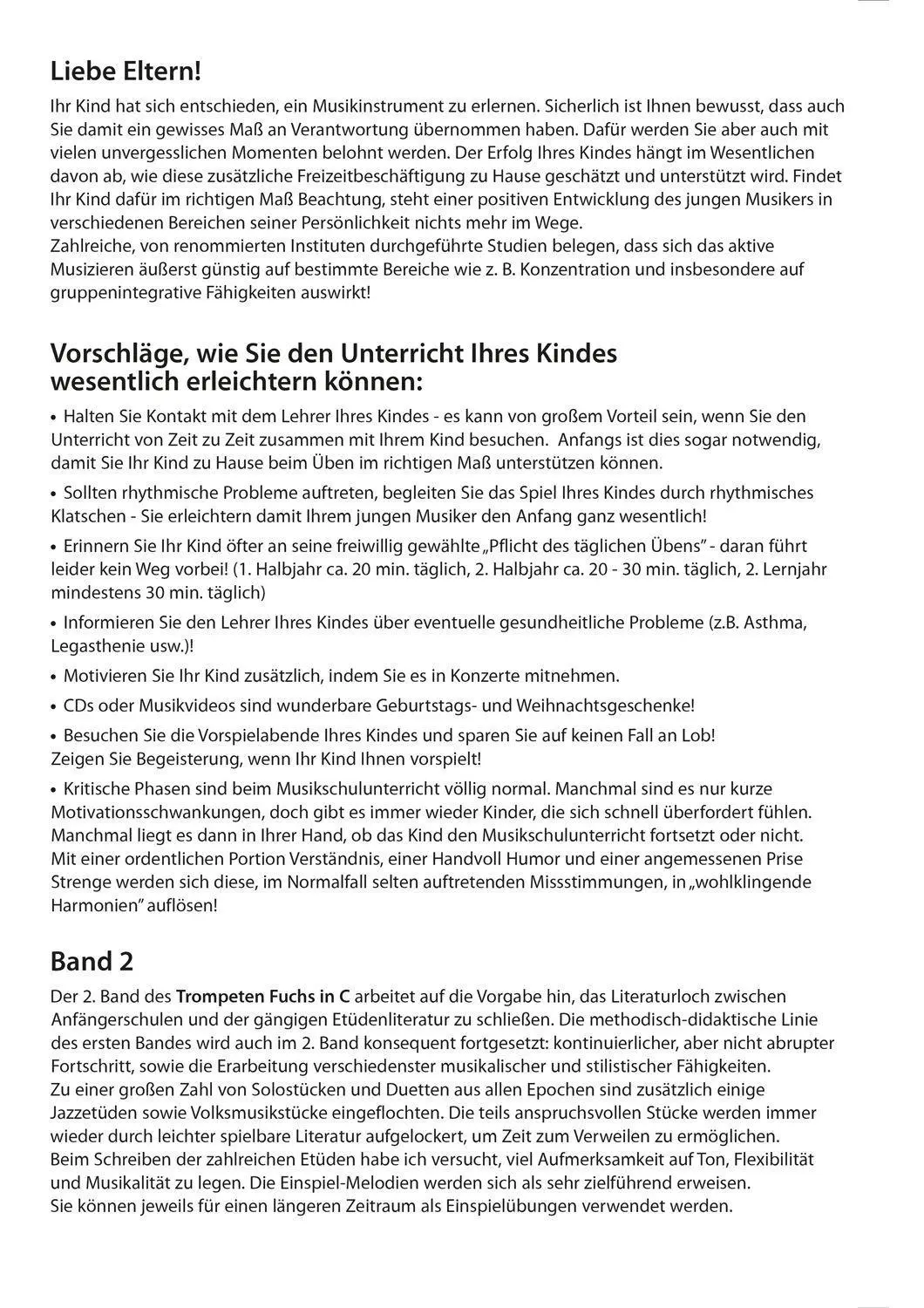 Bild: 9783866261334 | Trompeten Fuchs 2, Ausgabe in C für Posaunenchor | Stefan Dünser