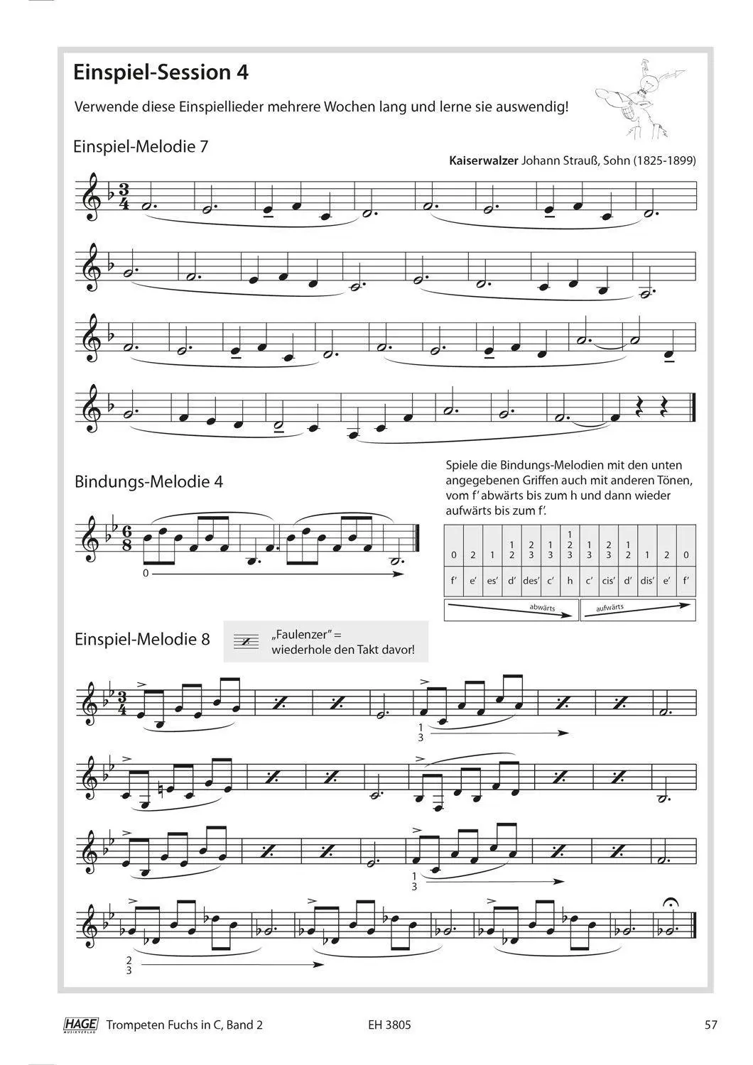 Bild: 9783866261334 | Trompeten Fuchs 2, Ausgabe in C für Posaunenchor | Stefan Dünser